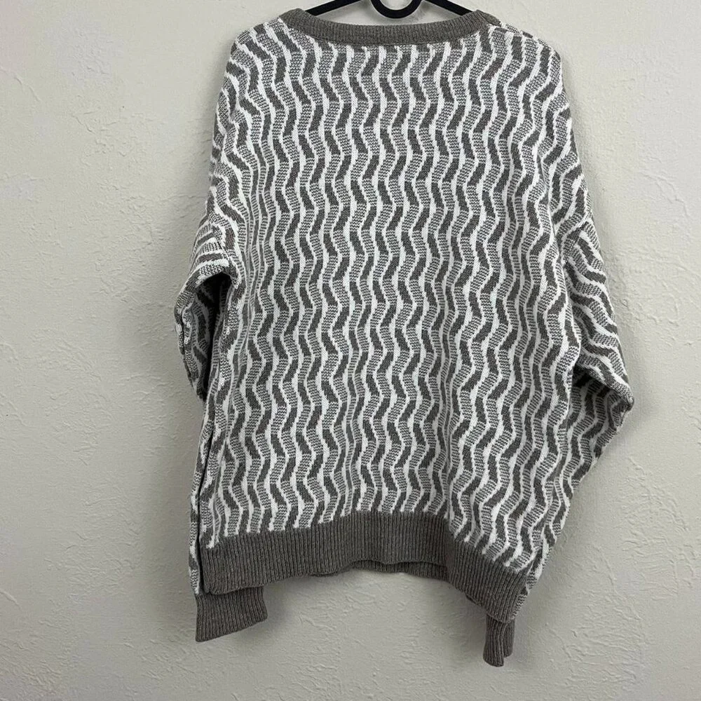 vintage 90s quirky indie skate boxy knit sweater